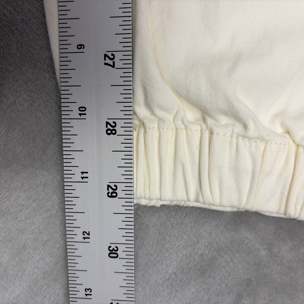 Refuge Cargo Jogger Pants Womens Size M Off-White Cream Extensible Twill 17-360 - Picture 8 of 10